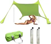 Tent for Beach,Outdoor Sun Shade UPF50+ - Wind-Proof Portable Beach Tent Camping Shelter for Fishing Vacation Sports Park Family Outing Festival