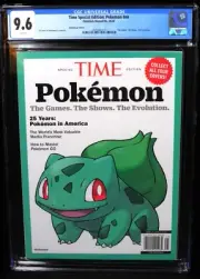 CGC 9.6 Bulbasaur TIME SPECIAL EDITION Pokemon 2024 COVER White Pages 25th OOP