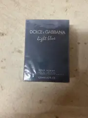 Dolce & Gabbana for Men Light Blue Pour Homme EDT Perfume Spray 125ml Sealed NEW