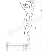 Passion White Crotch-less Fishnet Stocking O/S