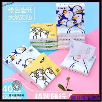 在飛比找蝦皮購物優惠-台灣熱銷熱賣🏝🌌超可愛手帕型抽紙 卡通印花小鴨抽紙巾24包衛