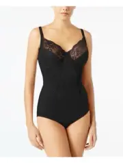 Maidenform NWT Shaper with Built-in Bra Shapewear Bodysuits Black 42DD
