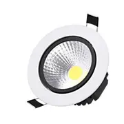 12W Non-Dimmable Cob Led Recessed Ceiling Light Fixture Down Lamp Kit