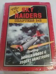 Sky Raiders Chapters 1 & 2 - Volume 1 - Donald Woods (VHS,1986)