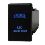Hulk 4X4 Switch Push Button On / Off OE Replacement 12V LED Light Bar Blue Illum Dmax & Colorado - HU1360B-02