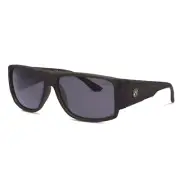 Liive Vision Mad Huey's Sunglasses - Coast Guard Polarized - Brown Wood - Live S