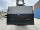 Black Aluminium Side Opening Ute Trailer ToolBox With Shelf 1200L x 600W x850Hmm