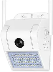 Security Camera Outdoor, HD 1080P Wall Lamp Wifi Camera 160Degree Wide Angle Dual Light Motion Detection Two Way Audio Wireless IP Camera