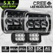 For Chevy Express 1500 2500 3500 Cargo Van 5x7" 7x6'' Sealed LED Headlights (for: Ford)