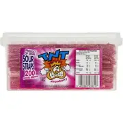 TNT STRAWBERRY SOUR STRAPS 200S 1.4 kg