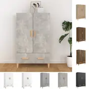 Solid Wood Pine Highboard Sideboard Cabinet Organiser Multi Colours vidaXL