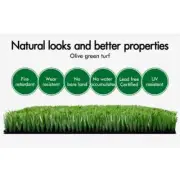 Artificial Grass 18mm 2x5m 10 SQM Roll Synthetic Turf Fake Yarn Lawn