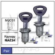 Nice Door Lock Barrel - Pair, NDL22G
