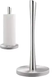 Stainless Steel Paper Towel Holder, Modern Kitchen Paper Towel Stand with Weight