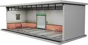 1:64 Scale Parking Lot Model Car with Light, Die-cast Car Garage Display Case, Garage Display Case, Underground Garage
