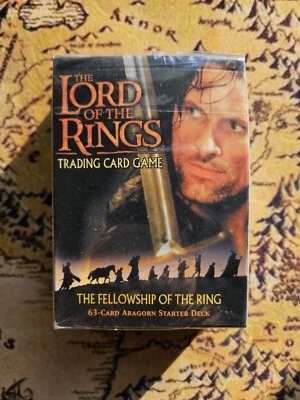 Lord Of The Rings LOTR TCG Fellowship Of The Ring Aragorn Starter Deck *Sealed*