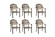 Livsip Set of 6 Outdoor Dining Chairs