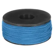 1.18mm x 164 Feet Paracord Micro Cord Rope 100 LB Braided Cord, Aquamarine Blue