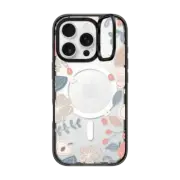 iPhone 16 Pro Impact Ring Stand Case MagSafe Compatible Peach Blossoms