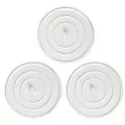 3 Pack 4.5-Inches Silicone Bathtub Drain Stopper Plug Sink Plug Universal Sin...
