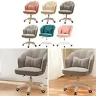 Swivel Office Chair Desk Chair with 5 Wheels Lounge Chair Lazy Couch Armrest