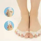 2x Silicone Gel Bunion Corrector Toe Separator Soothes Refreshes for Tired Feet