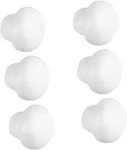 GLSTOY 6pcs Unfinished Foam Mushroom Models for DIY Craft for Fairy Garden Decor