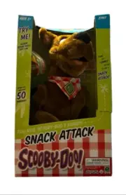 Vintage Scooby Doo! Snack Attack Plush Scooby With Snacks In Box New Sealed 2001