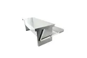 6.5L Automatic Chook Chicken Feeder Poultry Auto Treadle Galvanised Metal Coop