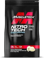 MuscleTech NitroTech 10lb Vanilla - Whey Protein