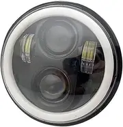 Motorcycle Headlight 5.75 Inch Motorcycle LED Headlight For Dyna Softail For Sportster 883 XL883 FXCW 5 3/4" led DRL 50W motorbike headlamp D