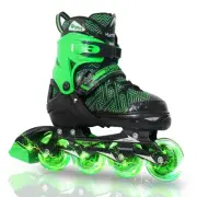 MammyGol Adjustable Inline Skates for Kids, Roller Skates with Featuring All ...