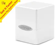 ULTRA PRO Deck Box Satin Cube - White NEW