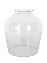 Chrysler Bottle Shade in Clear Glass