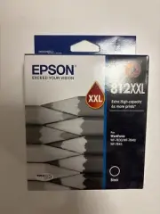 Epson 812 XXL Genuine Black Ink Cartridge C13T02K192 - 2,200 Pages
