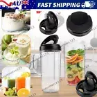 Replacement 22oz Tall Cup Mug Flip Top To-Go Lid for 250W Magic Bullet Blender