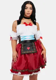 Plus Octoberfest Hottie Costume Set
