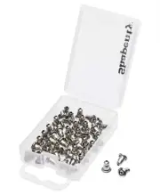 50PCS/25Pairs Stainless Steel Earnuts Clutches Earring Safety Backs Stopper R...