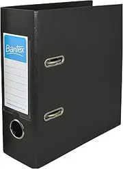 Lever Arch File Bantex PVC 70 mm A5 Lever Arch File, Black, (100400727)
