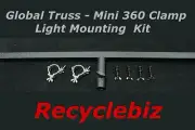 Global Truss T-Bar / Light Bar Mounting Kit w/2 Mini 360 Clamp & Hardware 4 Lamp