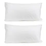 2PK Jason Commercial Crisp Pillow Case King 50x90cm White