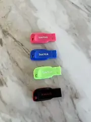 SanDisk Cruzer Blade 16GB USB Flash Drive 4 Colors Available
