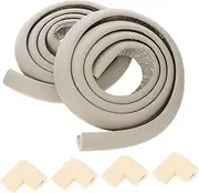 COHEALI 1 Set Edge Protector Strip Self Adhesive Edge Guard for Furniture Tables Desks Grey Corner Protector for Pets Easy Install No Residue