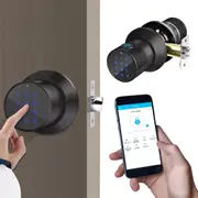 Smart Electronic Keypad Door Knob Entry Door Lock Touch Code Keyless Deadbolt
