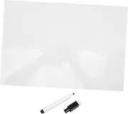 HAPINARY Practical Dry Erase Sticker Board Small Wall Whiteboard Reusable Erasable Memo Pad Whiteboard Adhesive for Office Home School