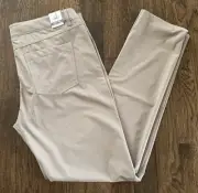 Johnnie-O NWT Men's 38x34 Cross Country Light Khaki 5 Pocket Pants JMPA1450 NWT