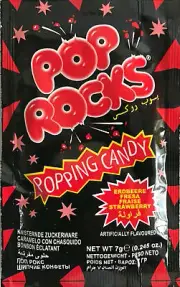 Pop Rock x 20 Strawberry Popping Candy Party Favors Candy Buffet Bulk Lollies