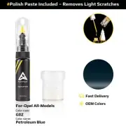 Touch Up Paint For Opel All Models G0Z Petroleum Blue With Polish Paste