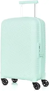 [Nere] Bondi Cabin Suitcase, Lightweight Hard Shell, Spinner Wheels, Adjustable Handle, Carry On Luggage Approved by easyjet, Ryanair & British Airways, Aqua, Aqua, Cabin Suitcase