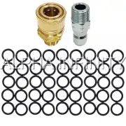 3/8" Male, 3/8" Quick Connect to 3/8" MNPT, 45 x 3/8" High Temp O-Ring